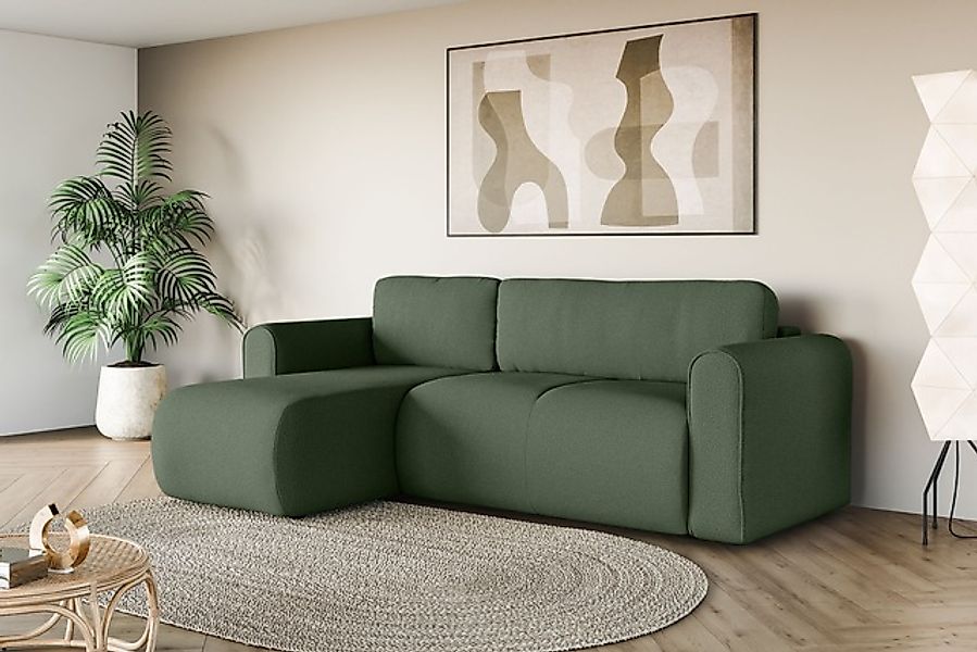 INOSIGN Ecksofa »Zacharia wahlweise Schlafsofa mit Bettkasten, B/T/H 250/16 günstig online kaufen