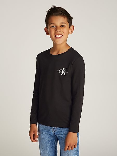 Calvin Klein Jeans Langarmshirt Chest Monologo günstig online kaufen
