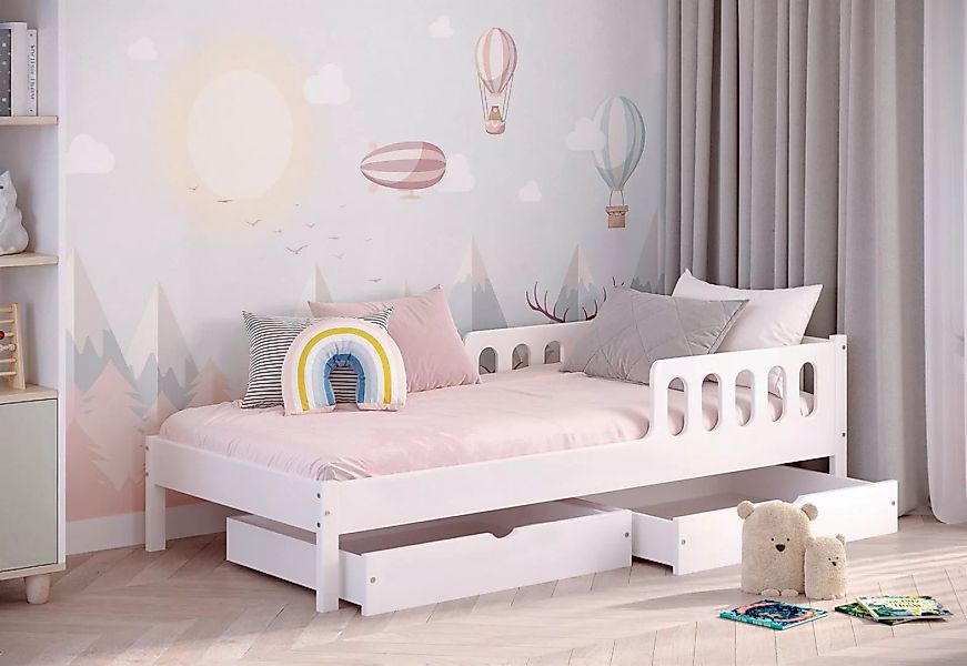 CADANI Kinderbett Finn (Absturzsicherung an der oberen Hälfte des Bettes), günstig online kaufen