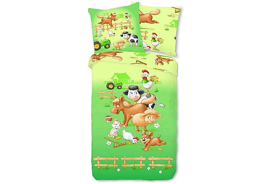 ESPiCO Kinderbettwäsche Farm, Renforcé, 2 teilig, Digitaldruck, Bauernhof, günstig online kaufen