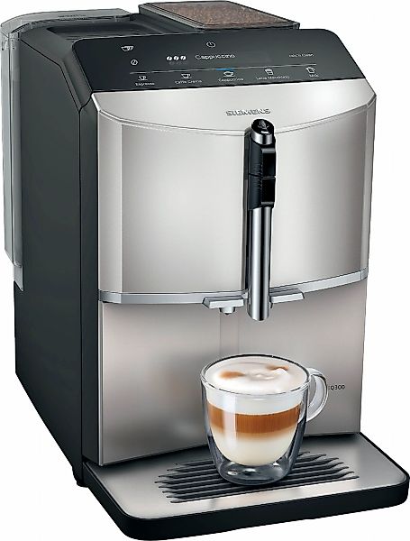 SIEMENS Kaffeevollautomat "EQ300 TF303E07, viele Kaffeespezialitäten, OneTo günstig online kaufen