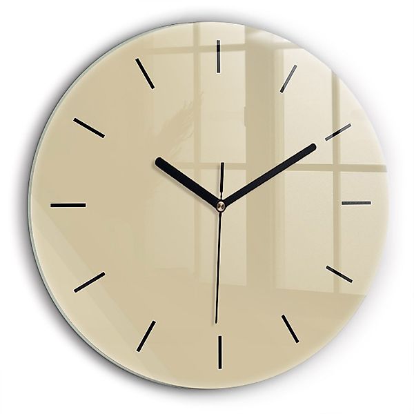 Tulup Wanduhr Wanduhr Glasrunde Uhr Moderne günstig online kaufen