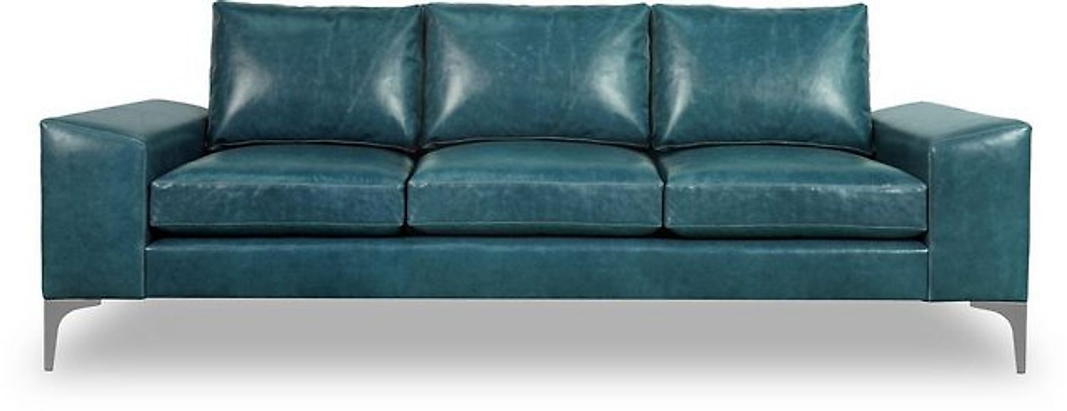 Xlmoebel Sofa Neues türkisfarbenes XXL-Sofa mit 3 Sitzplätzen für das Wohnz günstig online kaufen