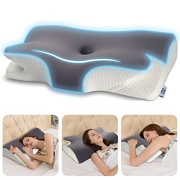 Esun Nackenstützkissen Memory Foam Kissen, Ergonomisches günstig online kaufen