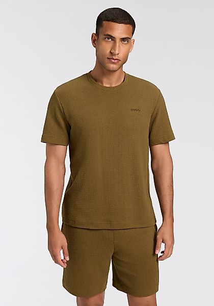 HUGO Underwear T-Shirt ",Austin T-Shirt", Waffelstruktur und Logo-Stickerei günstig online kaufen