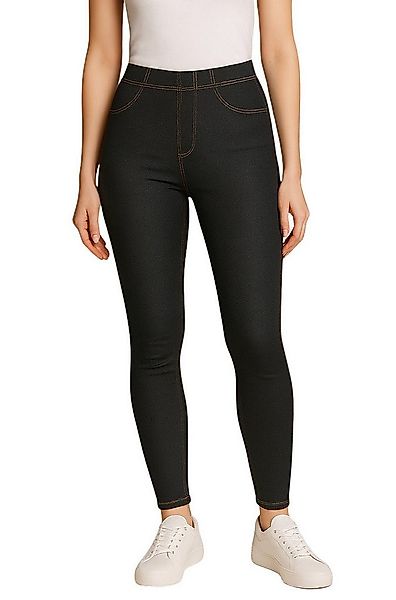 dy_mode Thermoleggings Damen Thermo-Leggings in Jeans-Optik gefüttert mit G günstig online kaufen