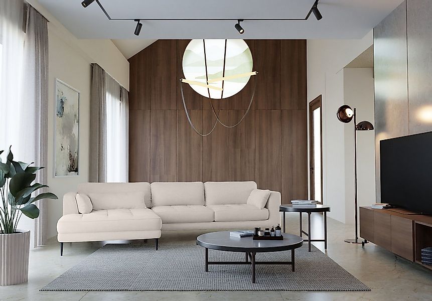 TRENDMANUFAKTUR Ecksofa "Luzi, wahlweise mit Schlaffunktion & Bettkasten. O günstig online kaufen