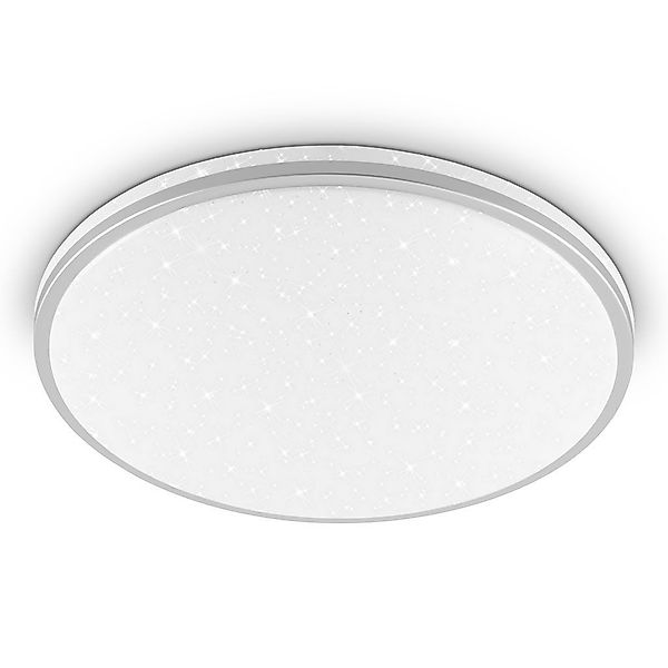 Brilo CCT LED Deckenleuchte 16 W mit Sternenhimmeleffekt 33 cm Weiß günstig online kaufen