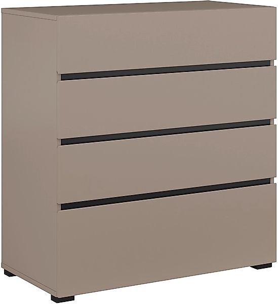 Home affaire Schubkastenkommode "Cross, moderne grifflose Kommode, 80x40x85 günstig online kaufen