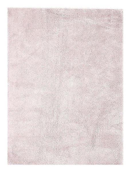 Qiyano Teppich Hochflorteppich Olina 100 Rosa günstig online kaufen