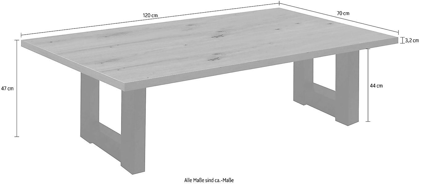 Mäusbacher Couchtisch "TOPSELLER", (Beistelltisch), Tisch, U-Gestell günstig online kaufen