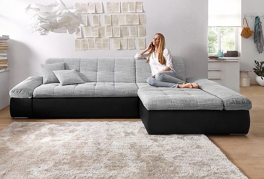 DOMO collection Ecksofa "Moric, L-Form, XXL-Sofa - Breite 300cm, viel Platz günstig online kaufen