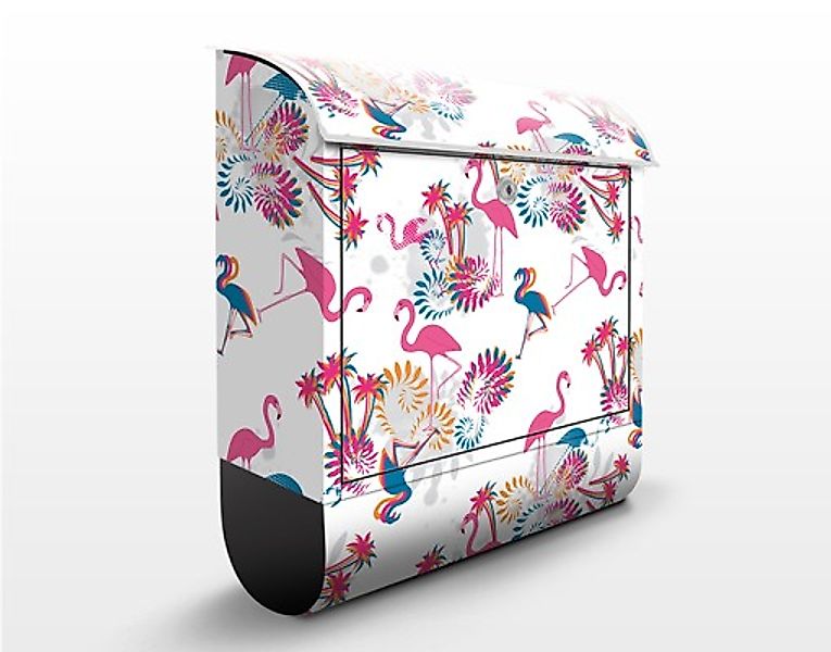 Briefkasten Flamingo Designmuster günstig online kaufen