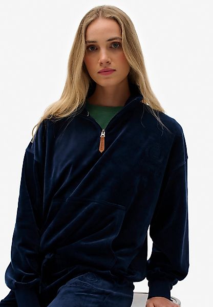 Superdry Sweatshirt "COUNTRY CLUB VELOUR 1/4 ZIP" günstig online kaufen