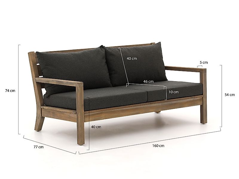 ROUGH Batang Gartensofa 160 cm günstig online kaufen