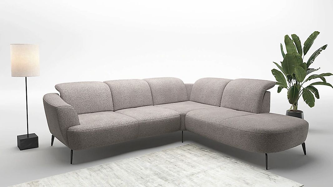 sit&more Ecksofa "Zoe", ink.Sitztiefenverstellung, wahlweise mit Kopfteilve günstig online kaufen