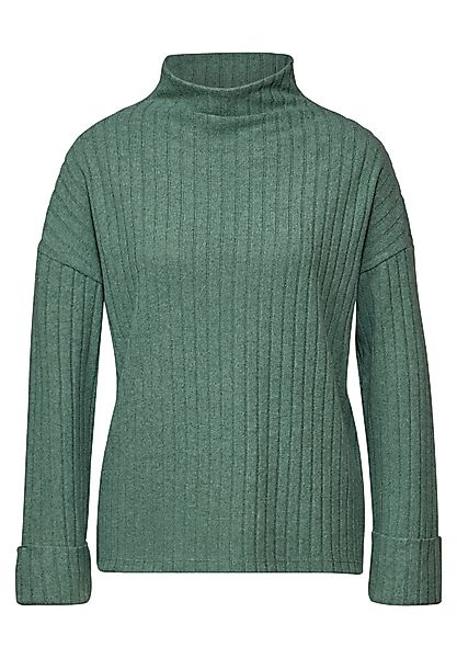 STREET ONE Langarmshirt Shirt mit Rippstruktur günstig online kaufen