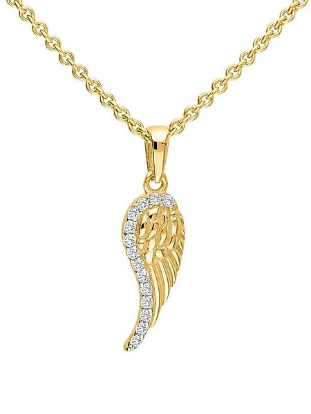 My Gold Kette mit Anhänger Damen Halskette mit Anhänger Gold 375 Engelsflüg günstig online kaufen