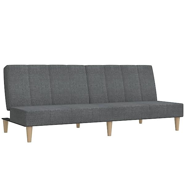 vidaXL Sofa Schlafsofa 2-Sitzer Hellgrau Stoff günstig online kaufen