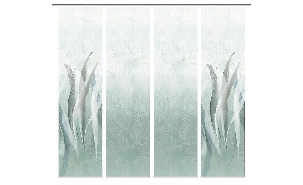 HOME Wohnideen Schiebevorhang   ¦ grün ¦ Synthetik ¦ Maße (cm): B: 60 H: 24 günstig online kaufen