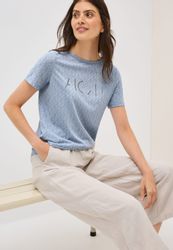 Cecil T-Shirt mit Burnout-Optik günstig online kaufen