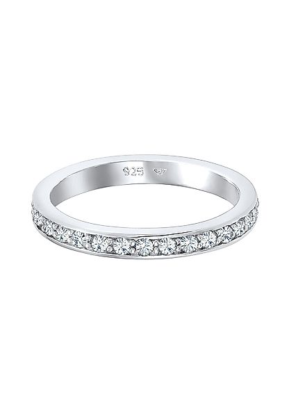 Elli Fingerring Memoire Verlobung Kristalle 925 günstig online kaufen