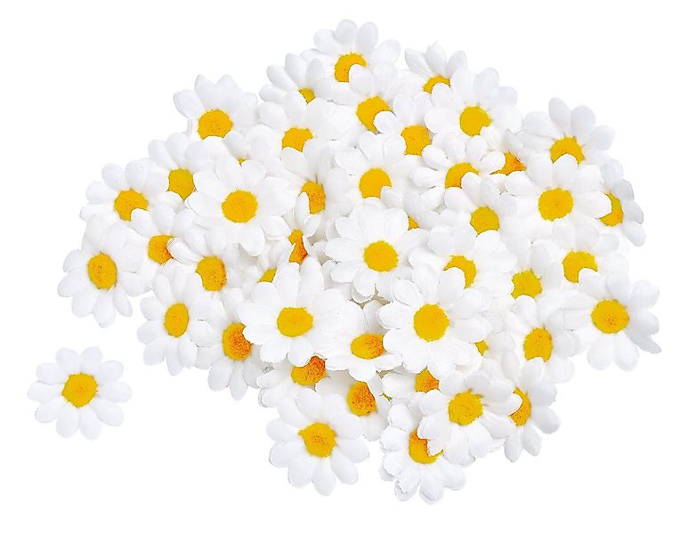 Kunstblume Margeriten, VBS, 50 Stück günstig online kaufen