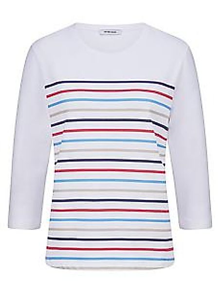 Shirt Rundhals-Ausschnitt Peter Hahn weiss günstig online kaufen