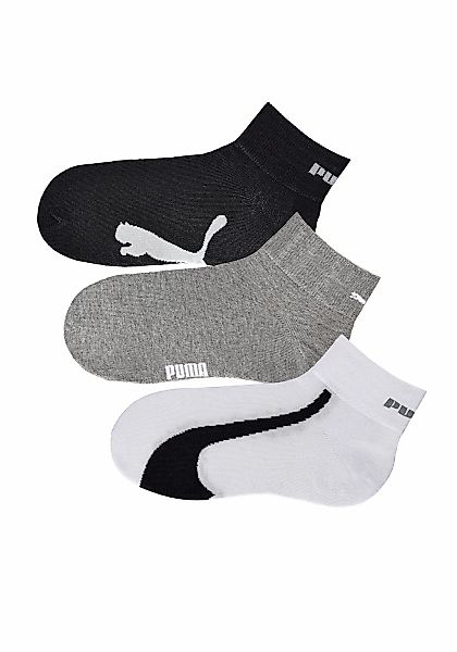 PUMA Sportsocken, (3 Paar), mit kurzem geripptem Schaft günstig online kaufen