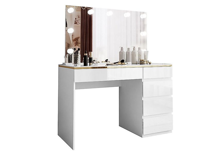 Lookway Schminktisch AURORA II ELITE mit Spiegel und Beleuchtung (1x Schrei günstig online kaufen