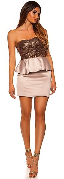 Koucla Cocktailkleid schulterfrei, mit Pailletten, Kleid günstig online kaufen