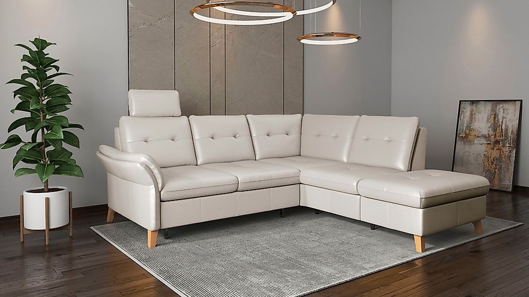 sit&more Ecksofa »Göteborg«, inkl. Sitztiefenverstellung, wahlweise mit Bet günstig online kaufen