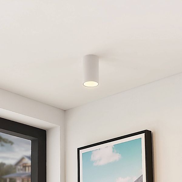 Arcchio Downlight Brinja, weiß, Metall, Ø 6 cm, rund, GU10 günstig online kaufen