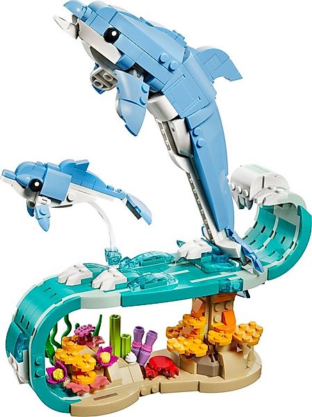 LEGO® Creator 3-in-1-Sets 31385 Meerestiere: Wunderschöne Delfine Spielbaus günstig online kaufen