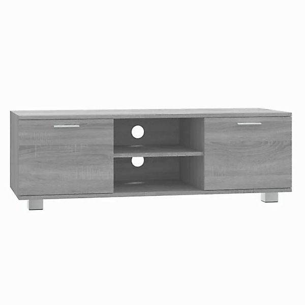 vidaXL TV-Schrank TV Schrank Fernsehschrank Lowboard Regal Sideboard Grau S günstig online kaufen