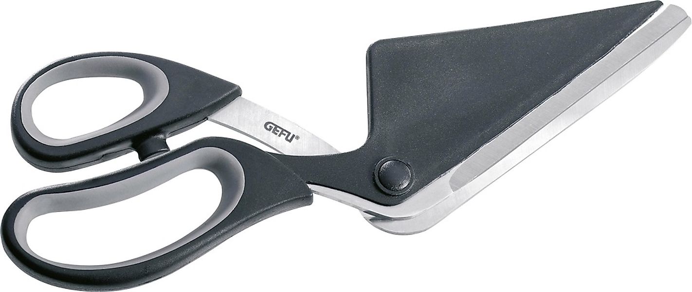 Gefu Pizzaschere  PEZZO ¦ silber ¦ Stahl ¦ Maße (cm): B: 8,2 H: 1,6 Küchenz günstig online kaufen
