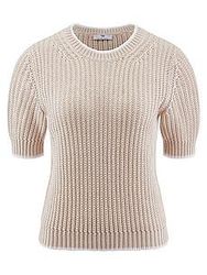 Rundhals-Pullover Peter Hahn beige günstig online kaufen