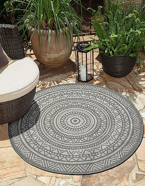 the carpet Teppich Mistra, rund, Höhe: 1 mm günstig online kaufen