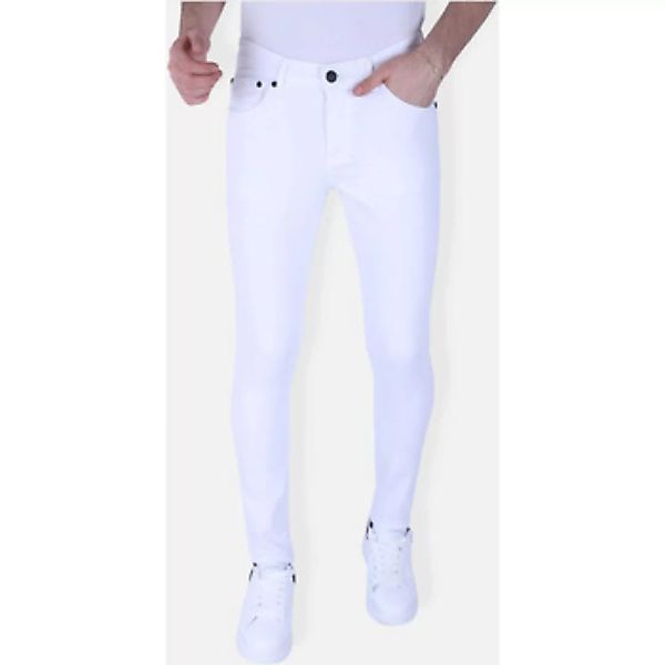 Local Fanatic  Slim Fit Jeans Neat White Jeans Slim Stretch günstig online kaufen
