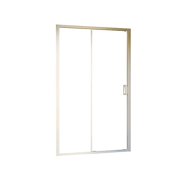 Schulte Schiebetür in Nische Trend 2.0 Alu-Natur links 200 x 140 cm günstig online kaufen