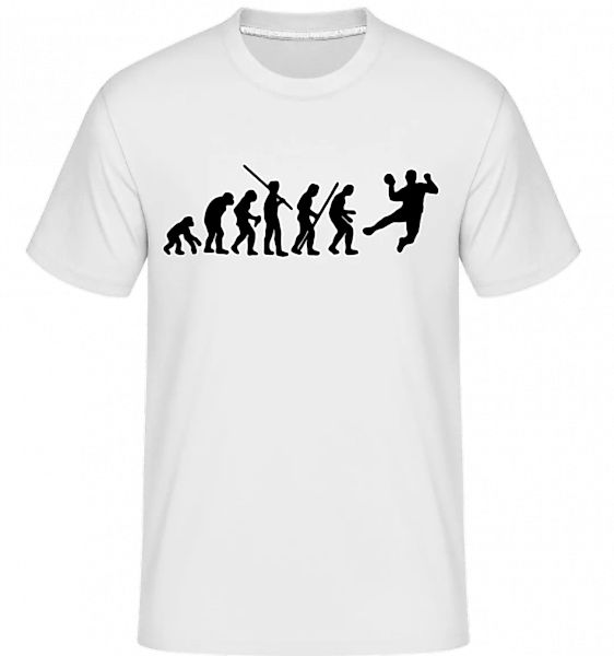 Handball Evoluiton · Shirtinator Männer T-Shirt günstig online kaufen