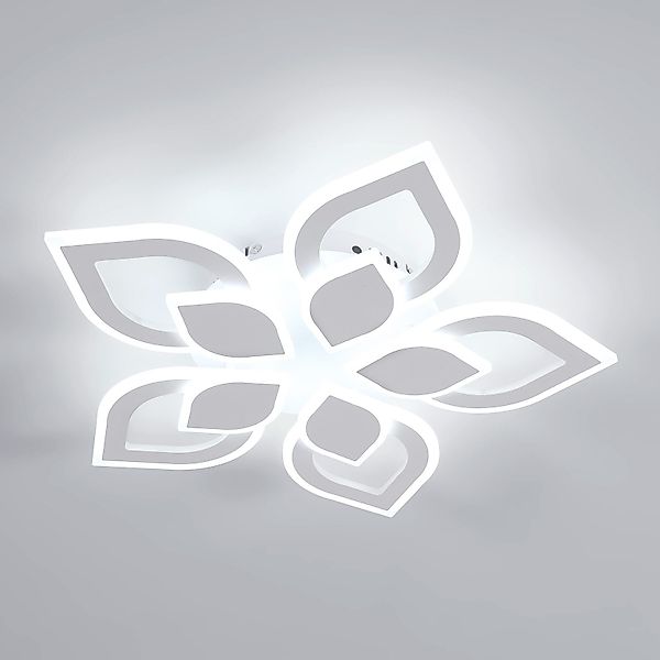 Goeco Deckenleuchte Acryl Deckenleuchte, 5-flammige Blumen-Deckenleuchte, günstig online kaufen