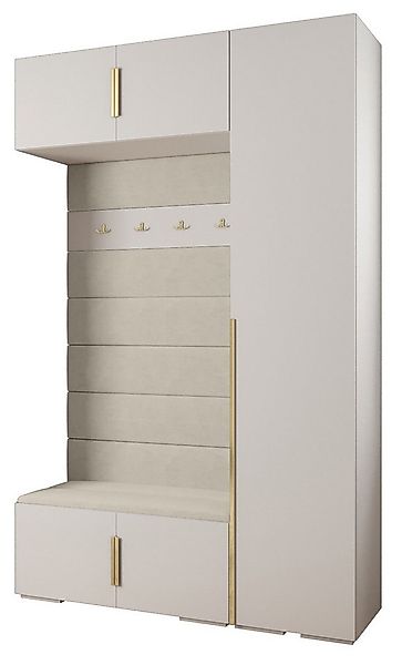 ABIKS MÖBEL Kompaktgarderobe INOVA 1 SATZ 19 Möbelset, Garderobe mit Kleide günstig online kaufen