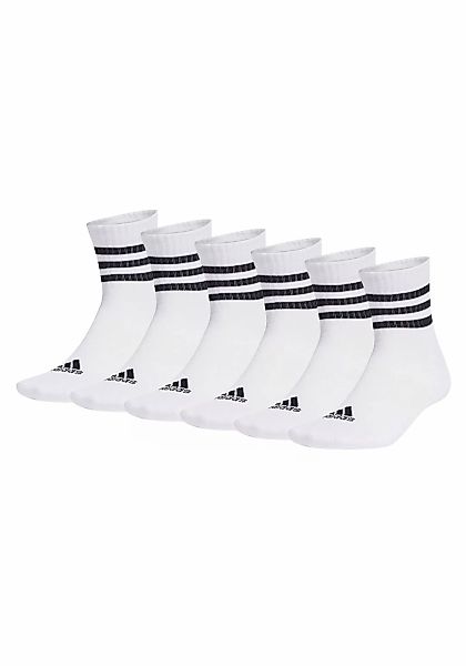 adidas Originals Kurzsocken "Socken 3-Stripes Cushioned Sportswear Mid-Cut günstig online kaufen