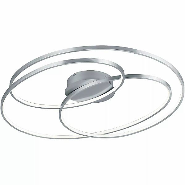 Trio LED Deckenleuchte Gale Nickel matt 145 mm x 800 mm x 650 mm günstig online kaufen