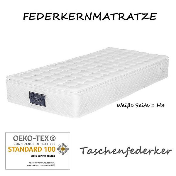 STILVORA Polsterbett 90x200 Jugendbett mit verstellbares Kopfteil, Gepolste günstig online kaufen