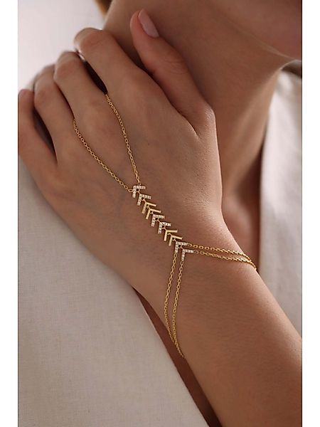 Nisan Silberring, Silber Damen-Handkette mit Ähren-Motiv, günstig online kaufen