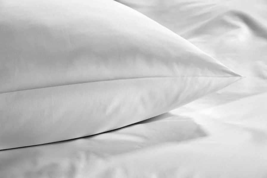 Glattsatin Bettwäsche, Weiß, Einzelgrößen günstig online kaufen