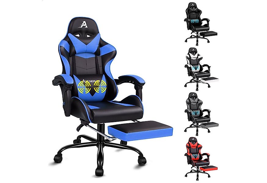 ALFORDSON Gaming-Stuhl Ergonomischer Racing Gaming-Bürostuhl, neigbar und h günstig online kaufen