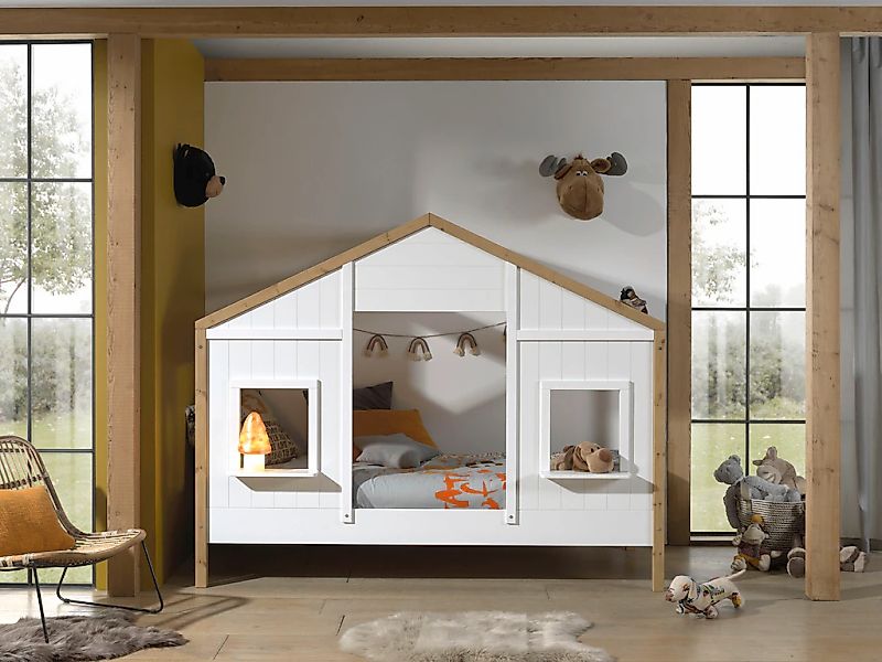 Vipack Kinderbett "Babs", (Made in Europe), Hausbett mit Lattenrost, wahlwe günstig online kaufen
